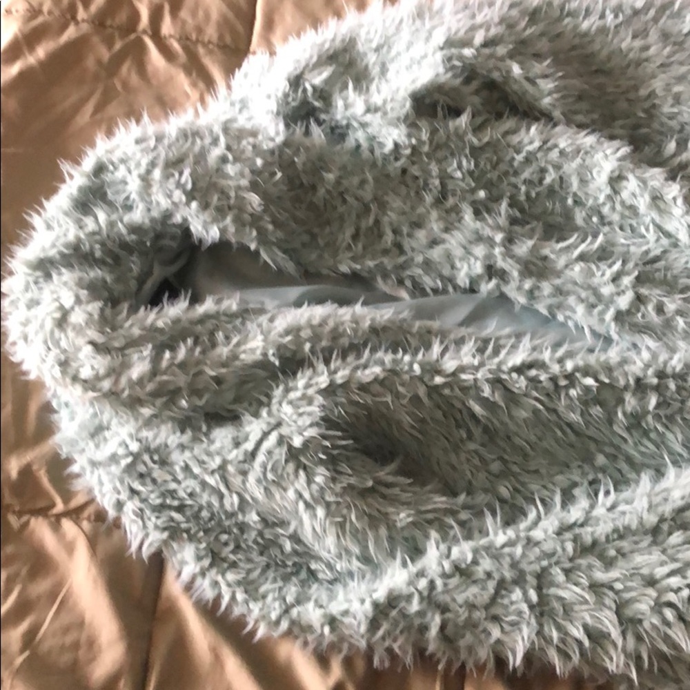 Mint green , size m teddy bear coat